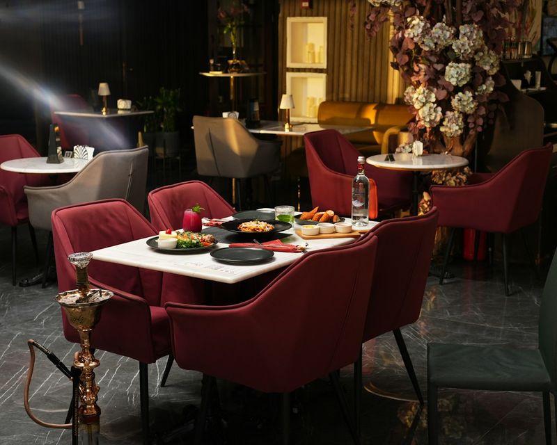 Restaurant tables ready for guests